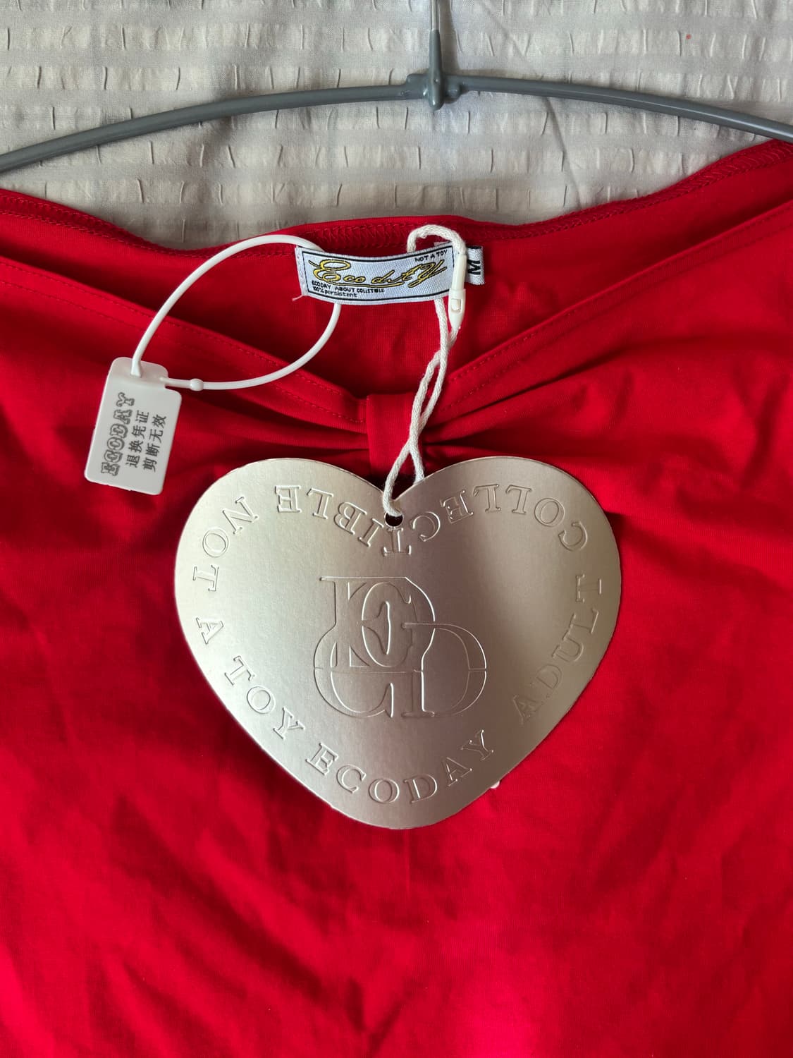 Dearmykiko 레드 반팔티 상품이미지3