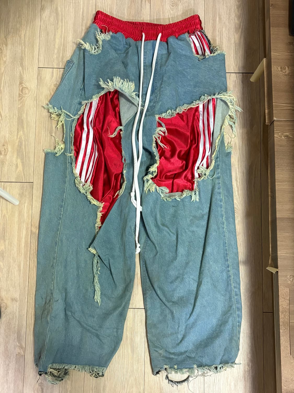 요리스포츠 트랙 데님 팬츠 상품이미지3