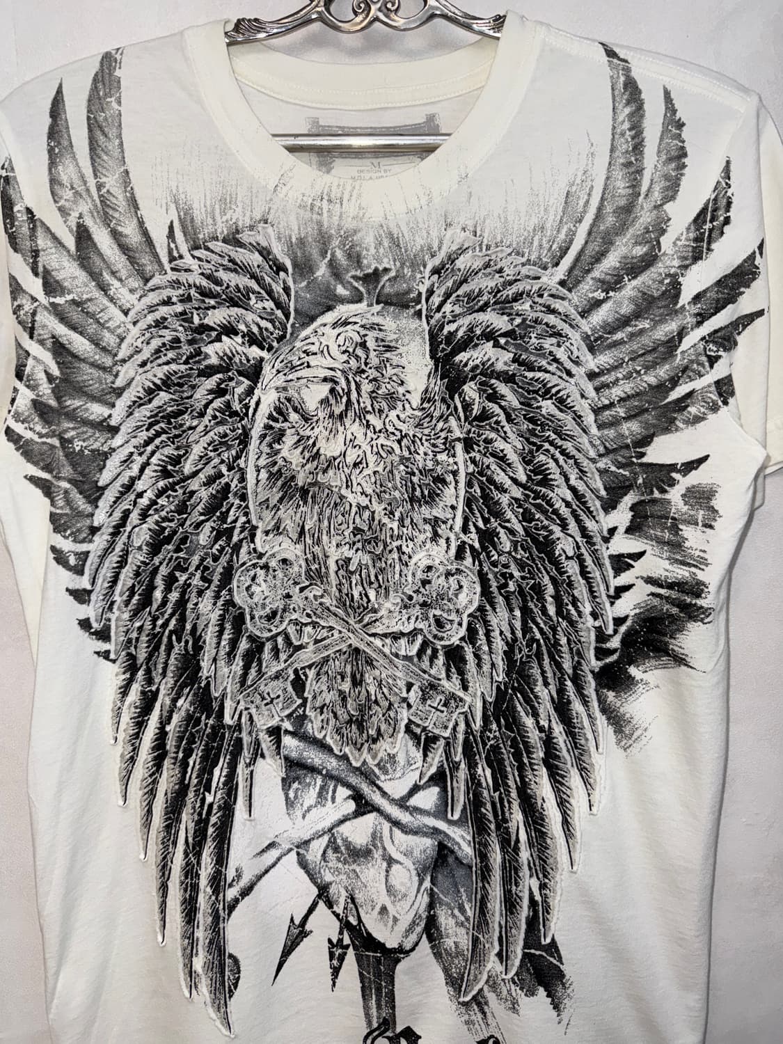 Buckaroo white oriental punk graphic 반팔티 상품이미지3