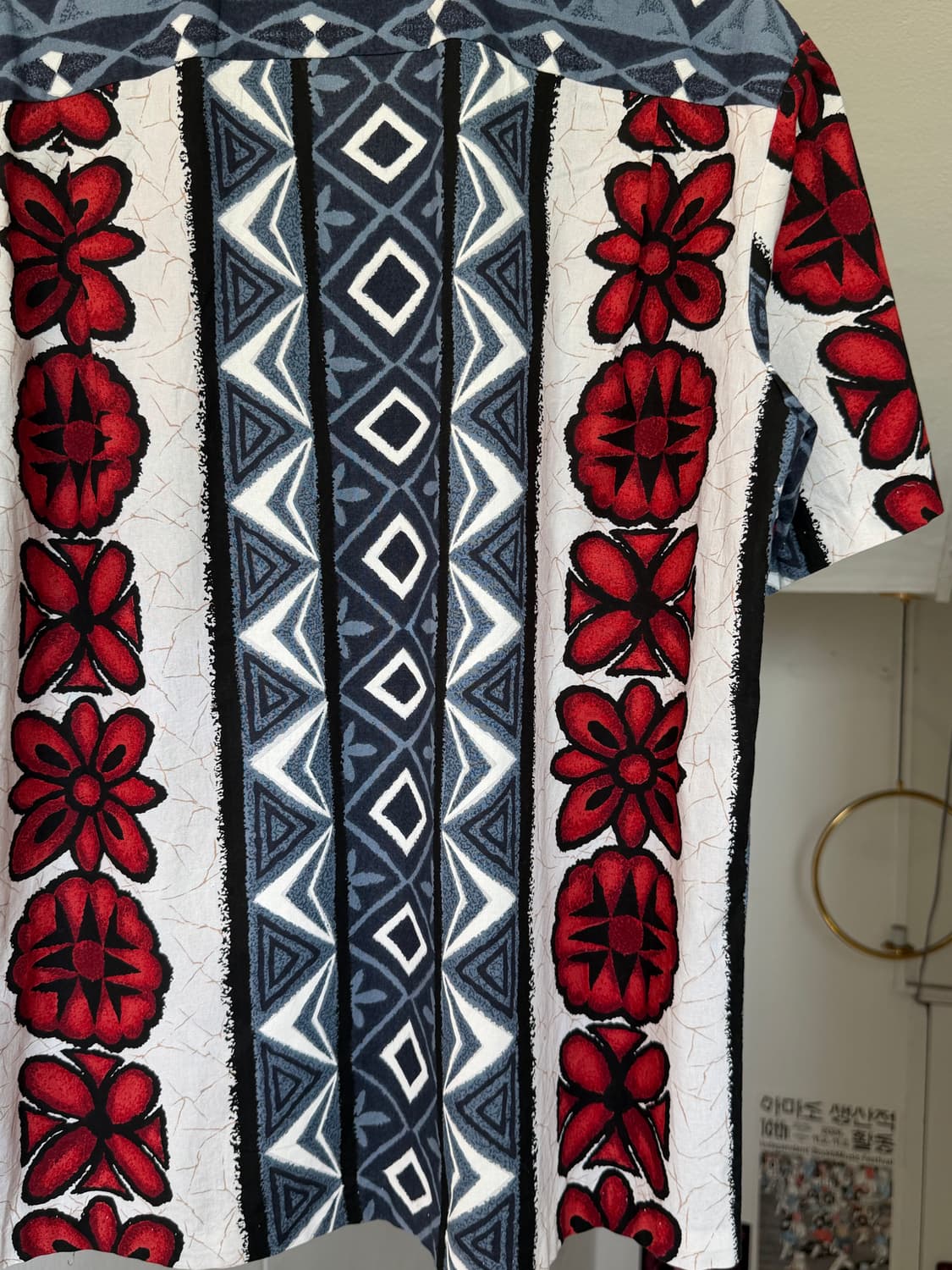 하와이안 코튼 패턴 셔츠 상품이미지6