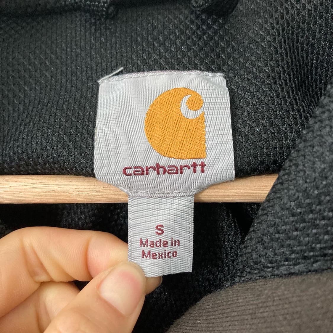 칼하트 다크 브라운 레인 디팬더 후드 집업 상품이미지5