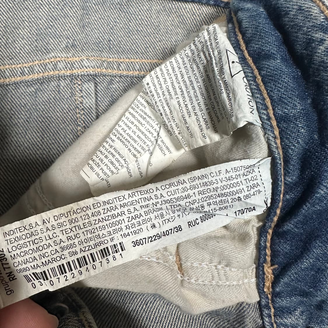 (바배) Zara 자라 데님 카고 팬츠 상품이미지4