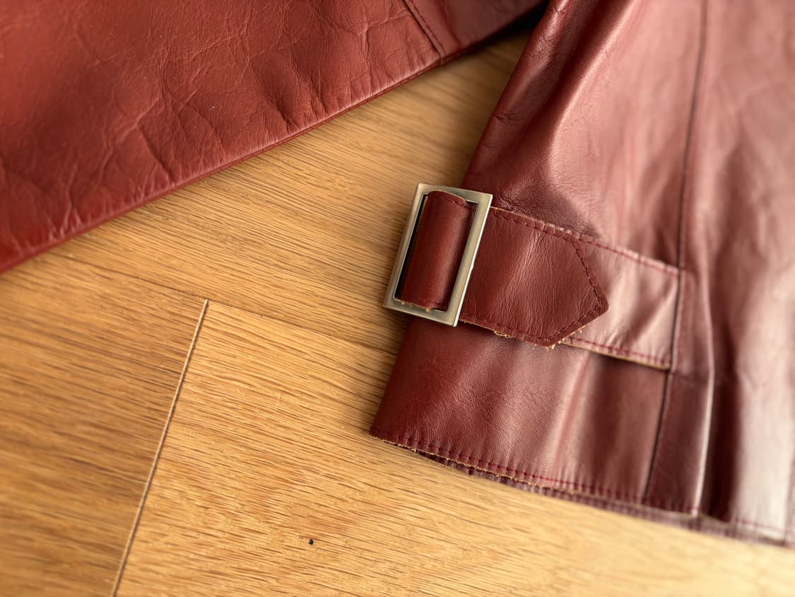 LEMARD 르마드 소가죽 자켓 레드 2사이즈 상품이미지9