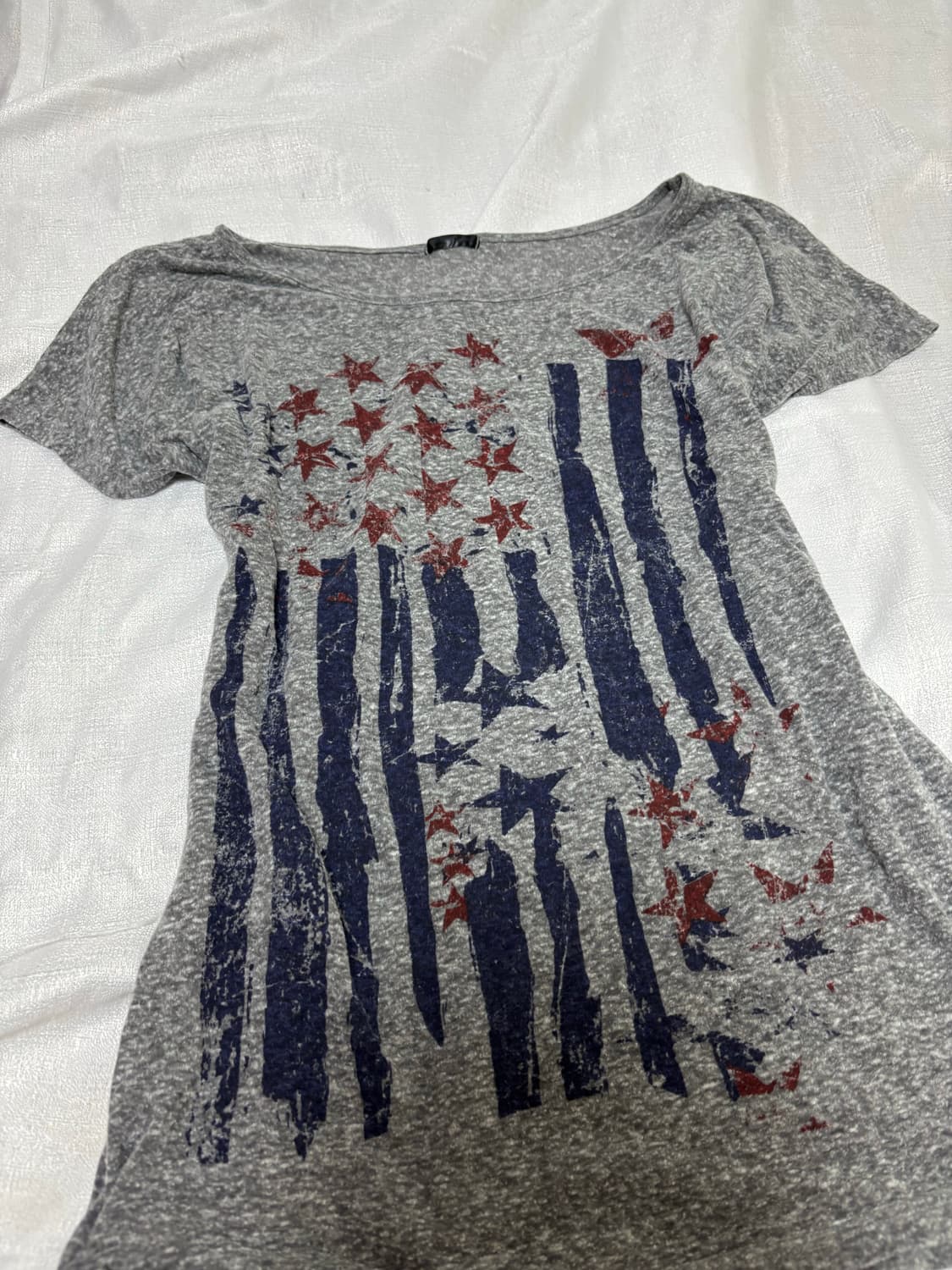 “Unknown” Old Glory Print Y2K Tee 상품이미지7