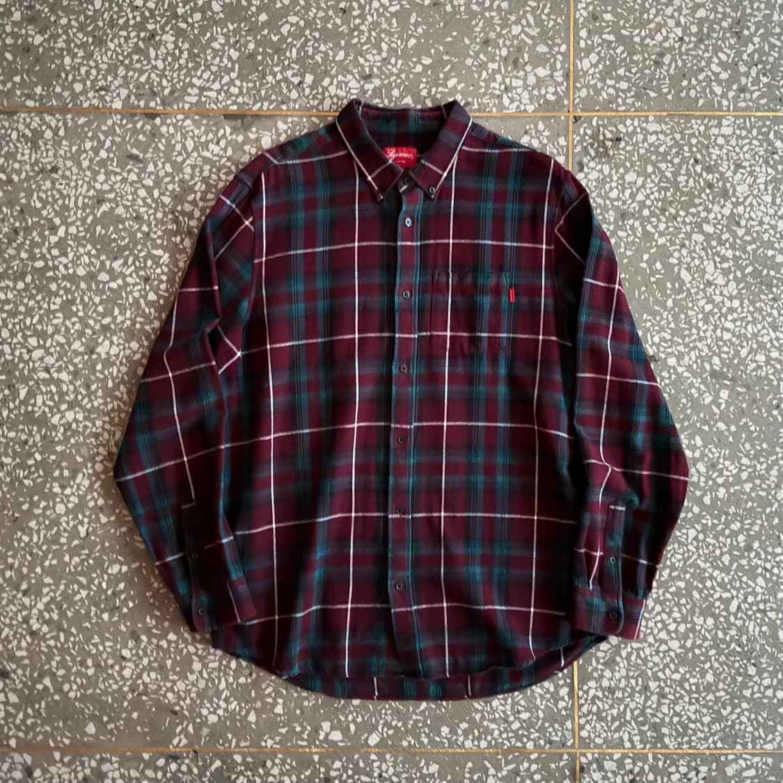 슈프림 플란넬 체크 셔츠 상품이미지1