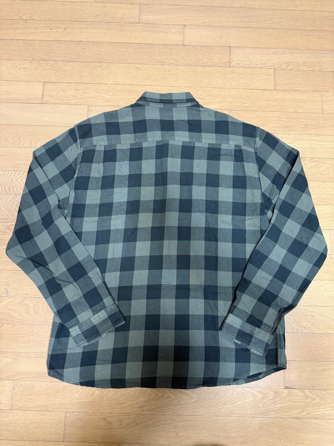 [XXL] stussy 스투시 롱슬리브 셔츠 블랙 그레이 상품이미지10