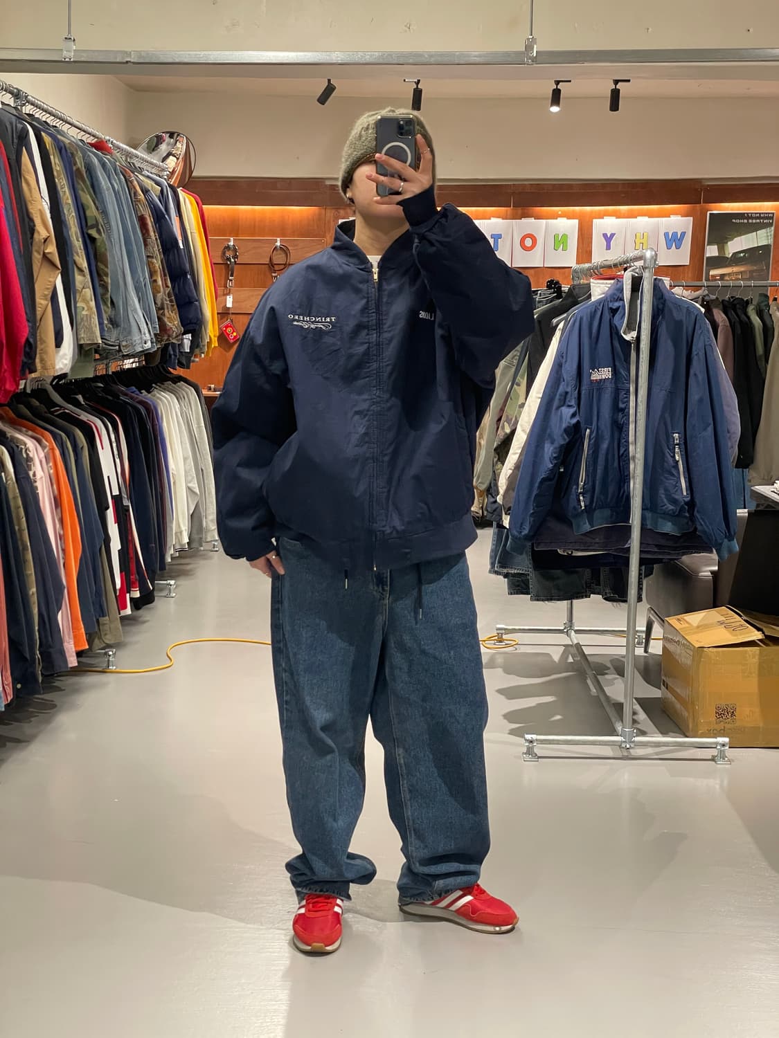 빈티지 빅사이즈 리얼 워크 자켓 상품이미지2