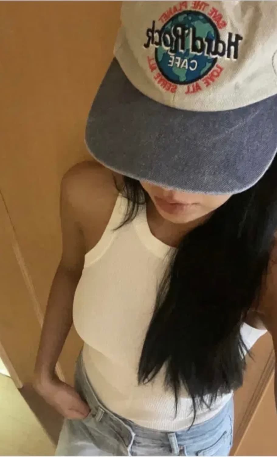 하드락 카페 뉴욕 빈티지 워싱 투톤 패널캡 모자 상품이미지8