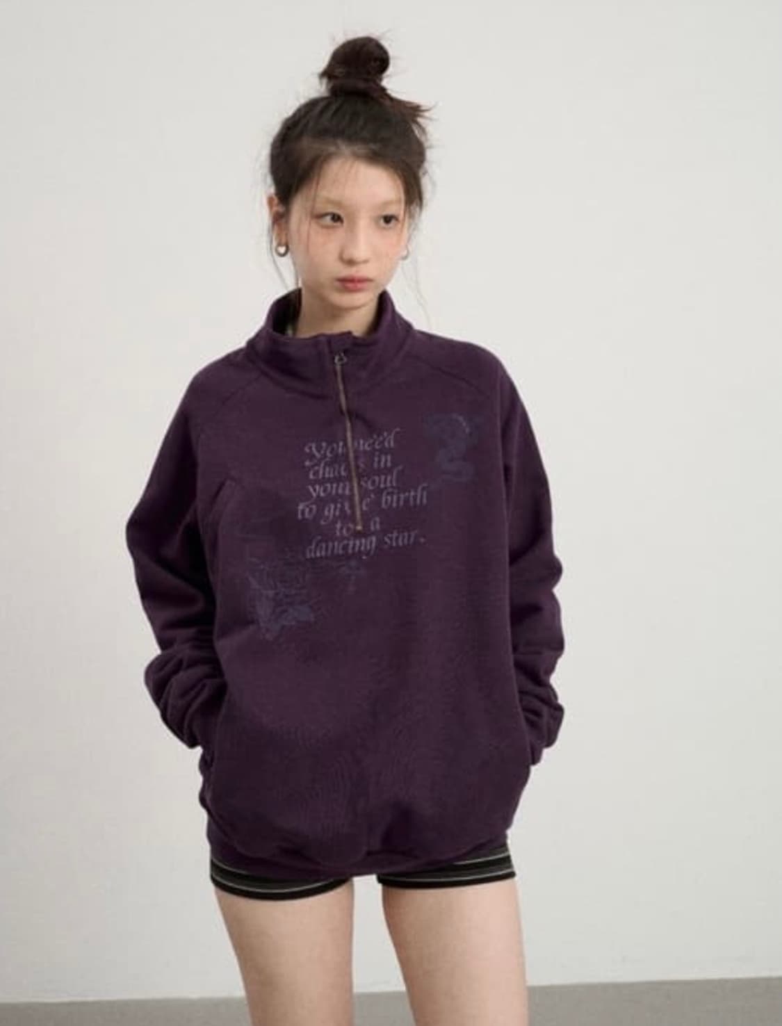 Achihara 아키하라 Genesis Coaster Half 집업 상품이미지3