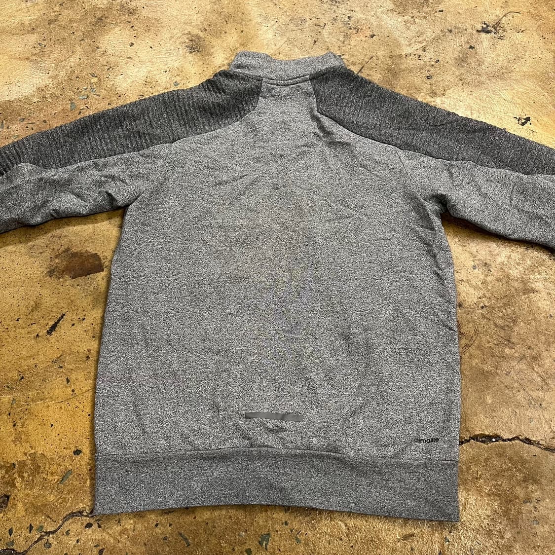 [정품/105] 아디다스 그레이 니트 집업 져지 b14 상품이미지4