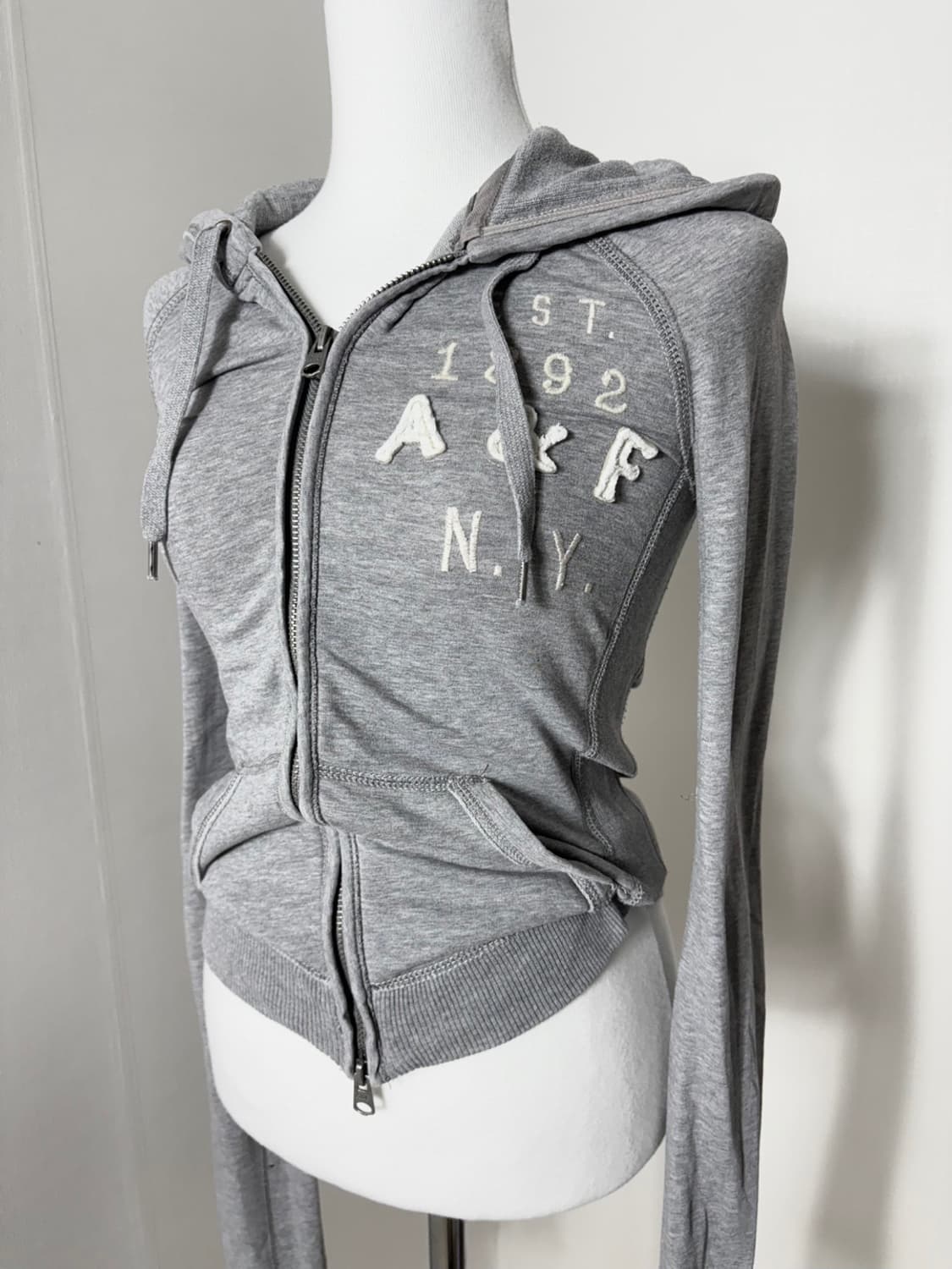 아베크롬비 그레이 딱붙 후집 상품이미지1