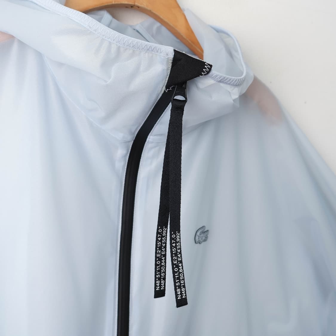 55/라코스테 ACTIVE 투명 윈드브레이커 상품이미지3