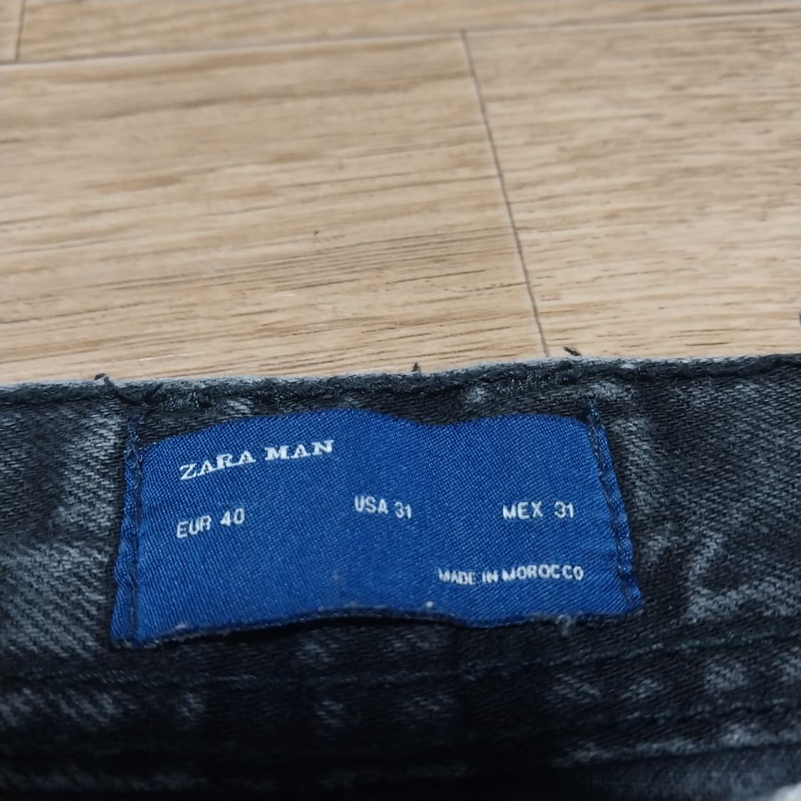 자라맨 청 반바지 남성34 인치 상품이미지4