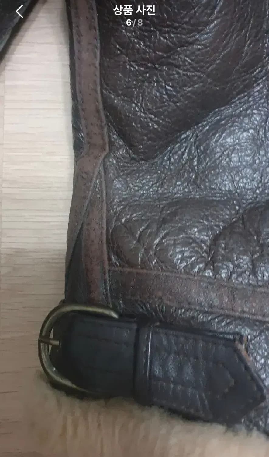 빈티지 양가죽 무스탕  상태 굿 상품이미지5