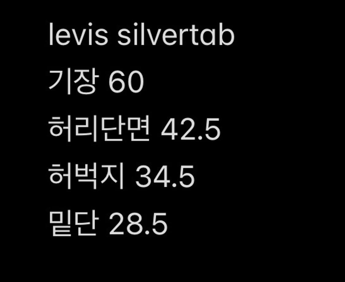 리바이스 실버탭 루즈 쇼츠 W32L12 상품이미지4