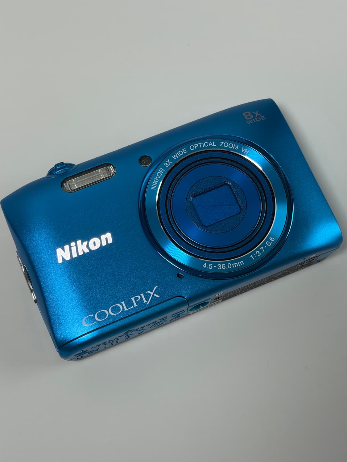 니콘 쿨픽스 S3600 블루 디카 디지털 카메라 상품이미지1