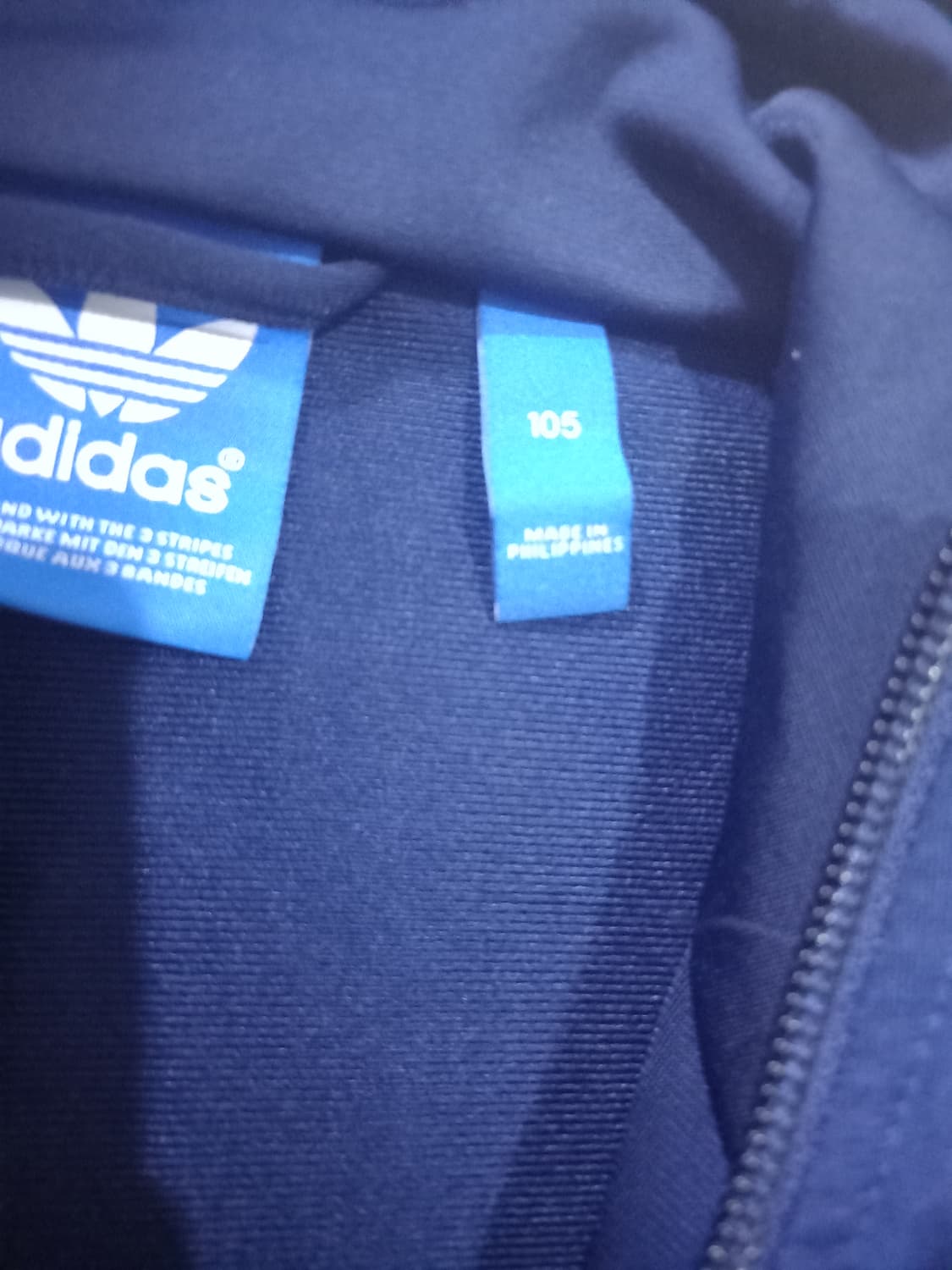 아다다스 파이어버드 네이비 실버 트랙탑 저지 져지집업 95 상품이미지4