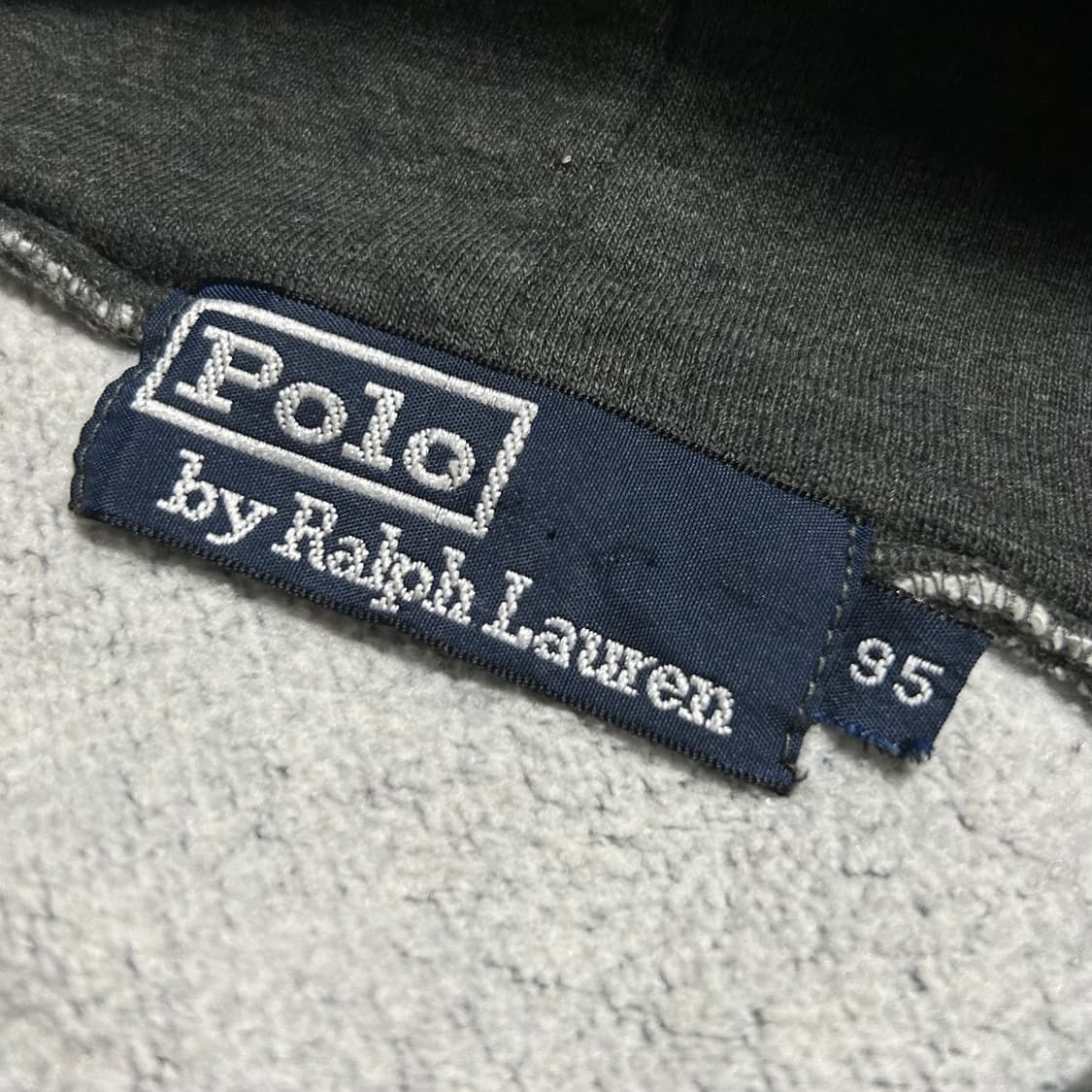 [M] Polo 폴로 랄프로렌 챠콜 면 베이직 후드티 상품이미지4