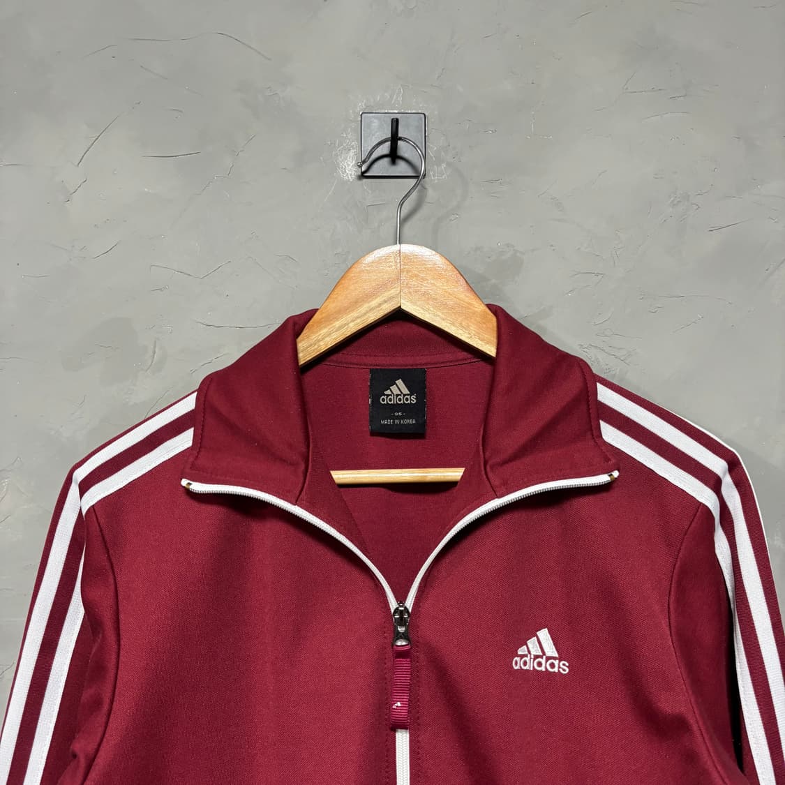 아디다스 버건디 져지 트랙탑 상품이미지2