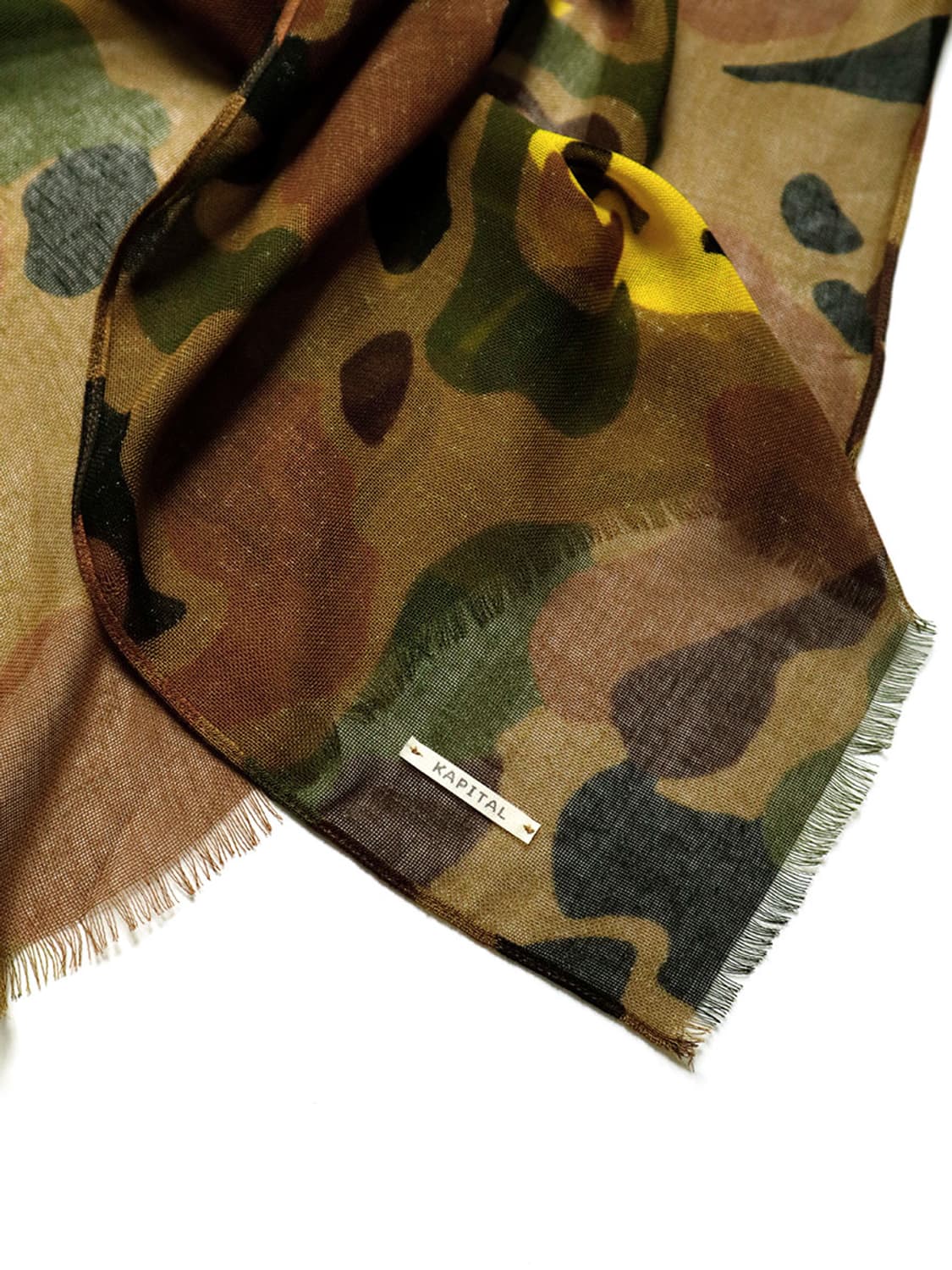 캐피탈 KAPITAL 밤부 레이온 헌터 위장 스톨(RAINBOWY H&S 상품이미지5