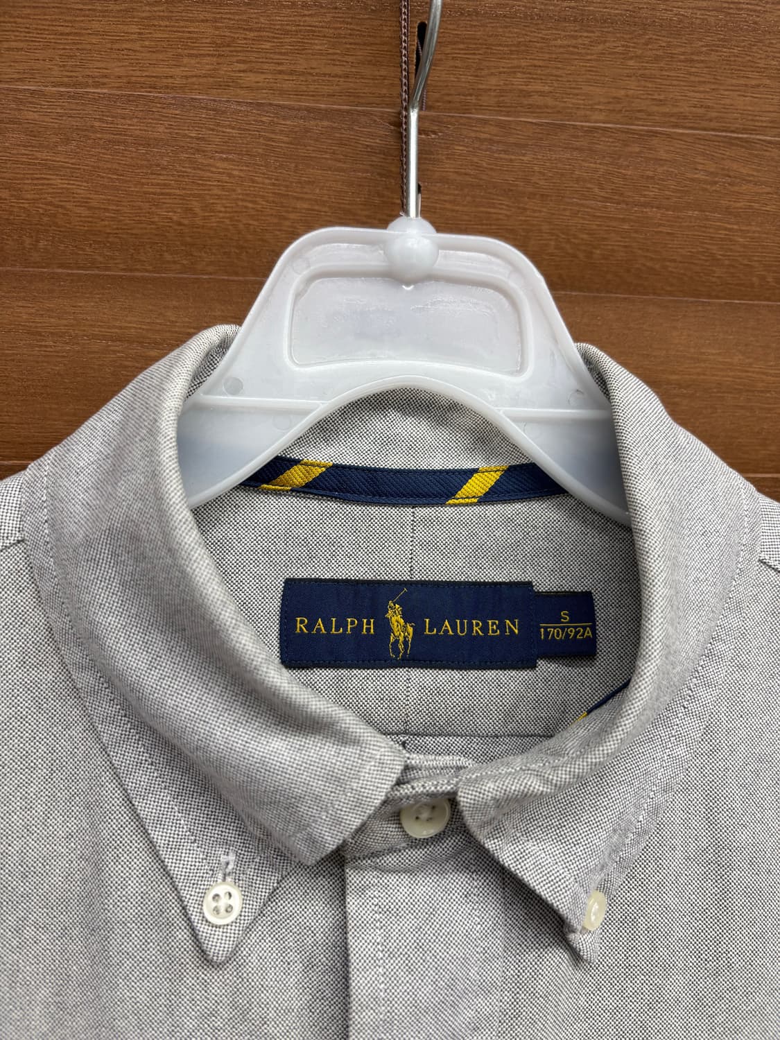 폴로 랄프로렌 클래식 핏 그레이 버튼 셔츠 상품이미지3