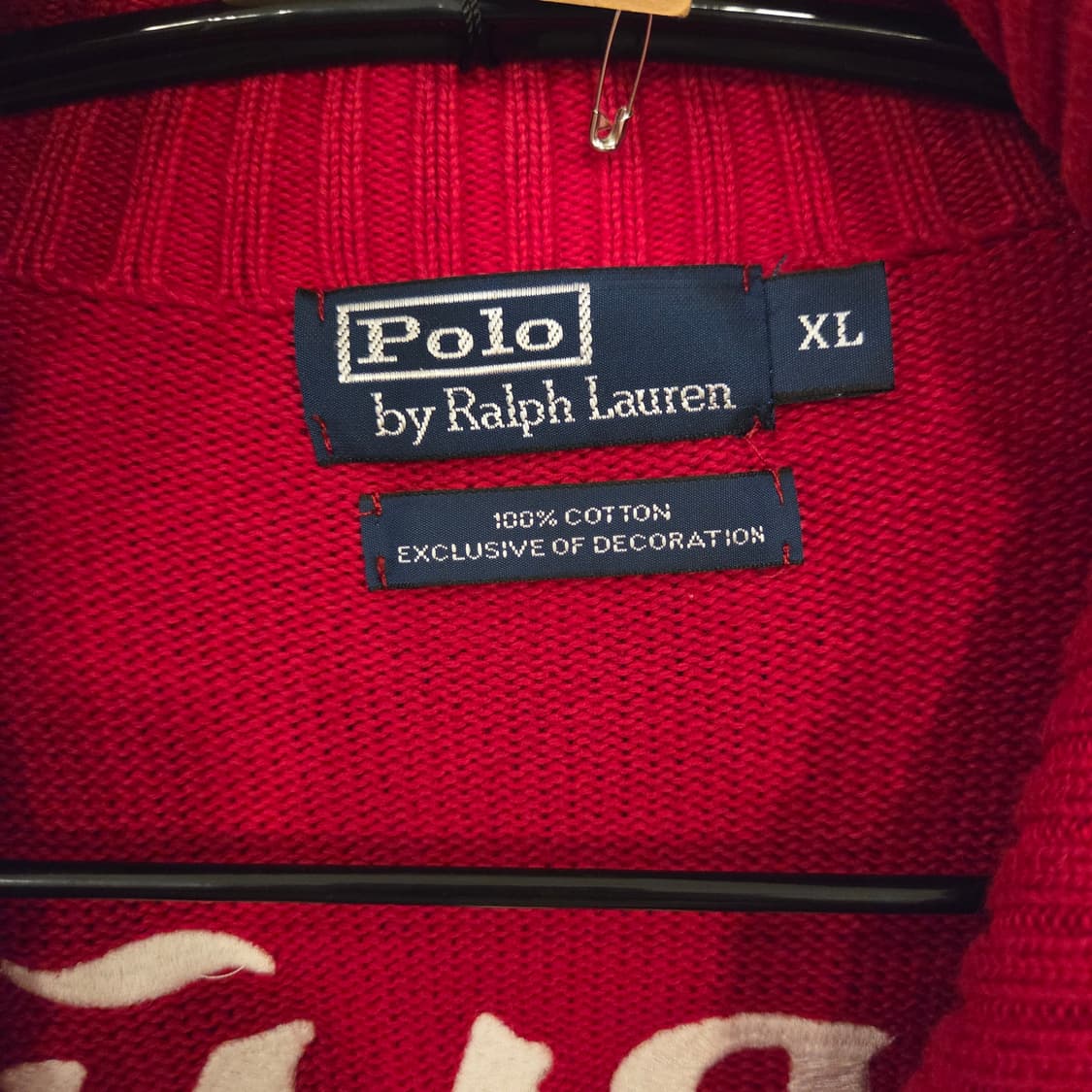 폴로 빅포니 에스파냐 스페인 니트집업 xl  상품이미지3