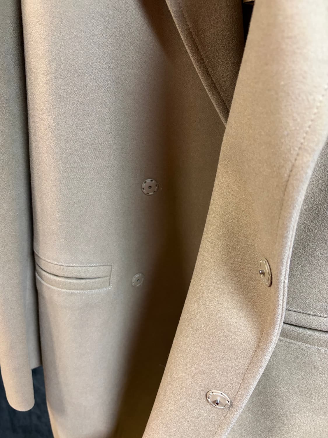 엠포리오 아르마니 베이지 롱코트 54 상품이미지4