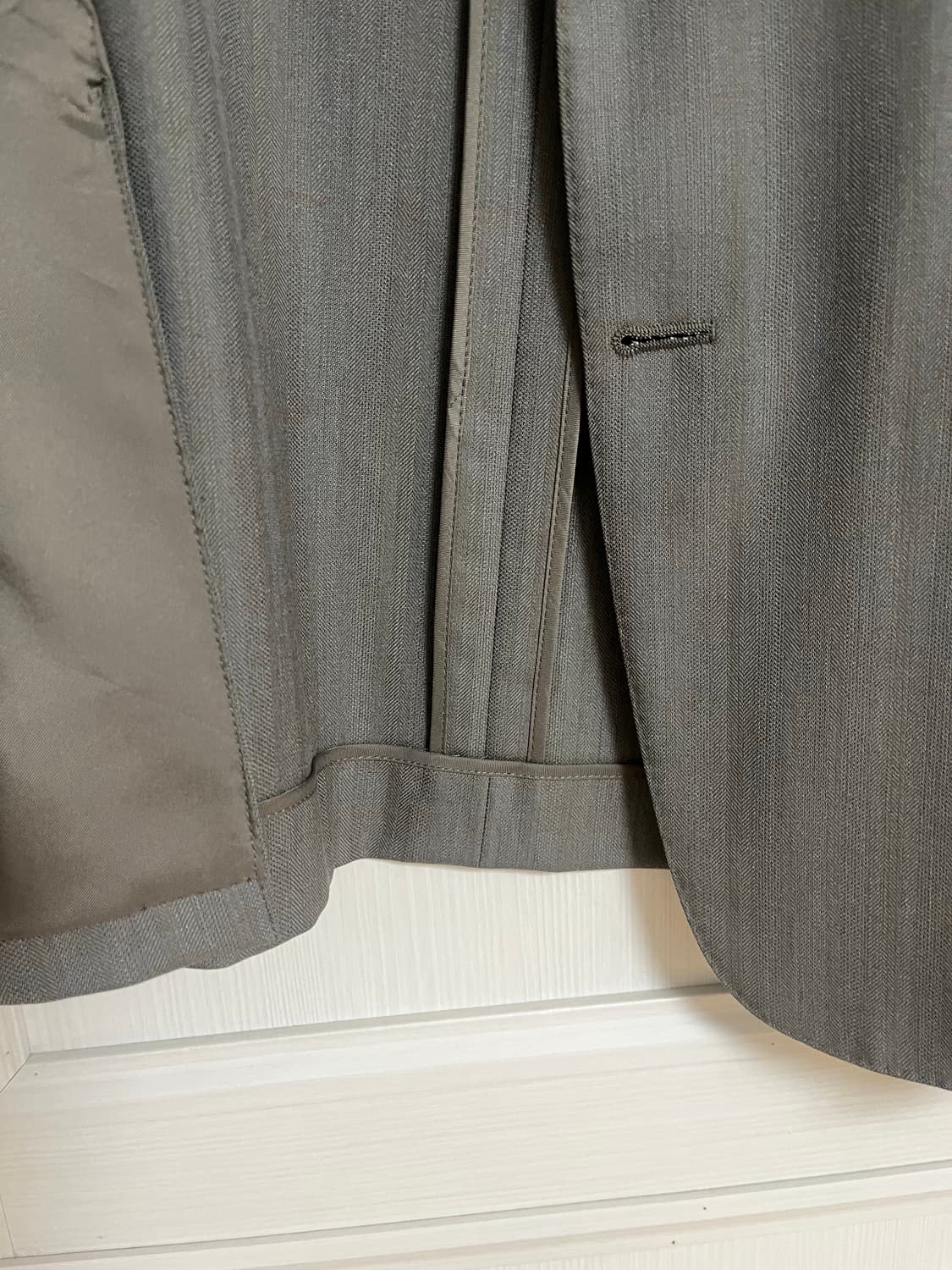 버버리 그레이 오버핏 울 블레이저 자켓 상품이미지9