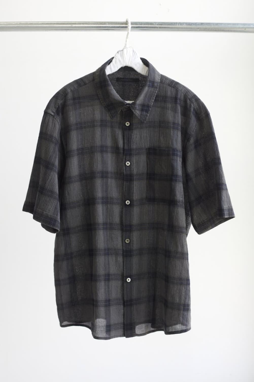 Hatchingroom Regular Check Shirt (차콜) 상품이미지1