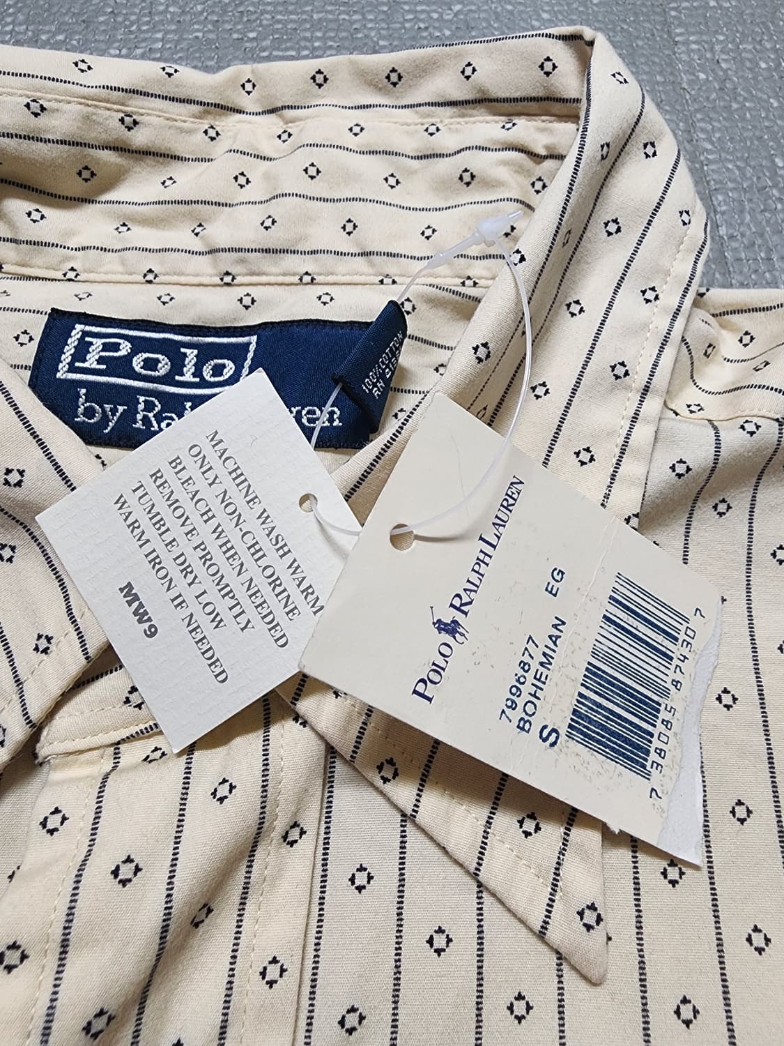 미사용) 90s 빈티지 폴로 랄프로렌 풀오버 셔츠 상품이미지6