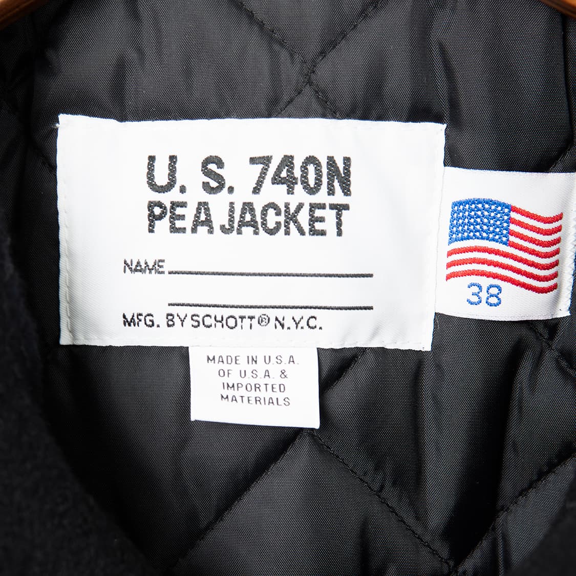 [38] Schott 740N 미해군 피코트 미사용 신품  상품이미지7