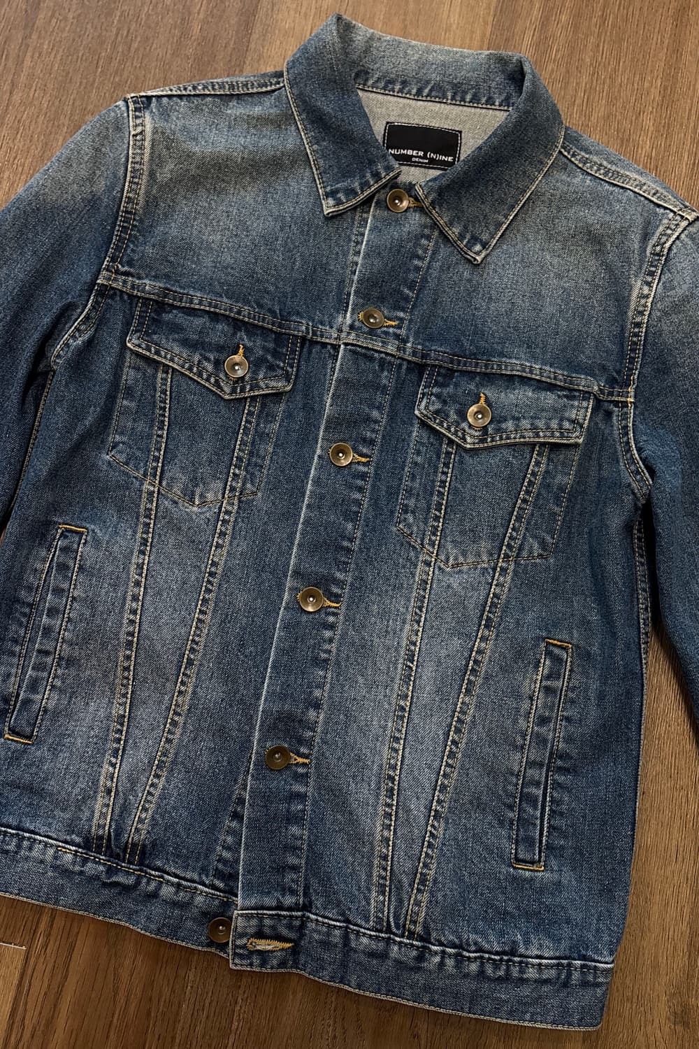 Number (N)ine Washed Denim G-Jacket 상품이미지9