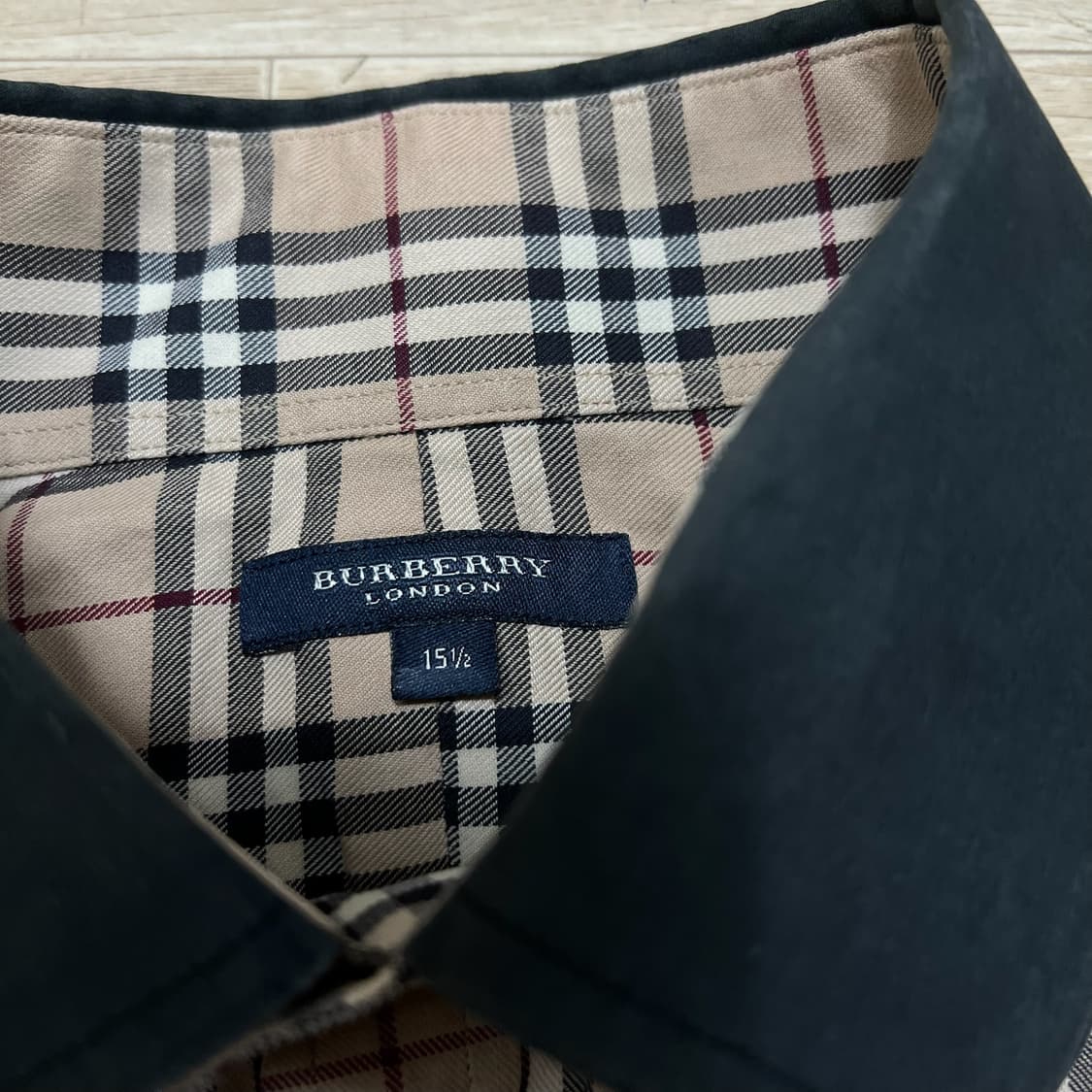 버버리 키즈 체크 셔츠 남방 상품이미지4