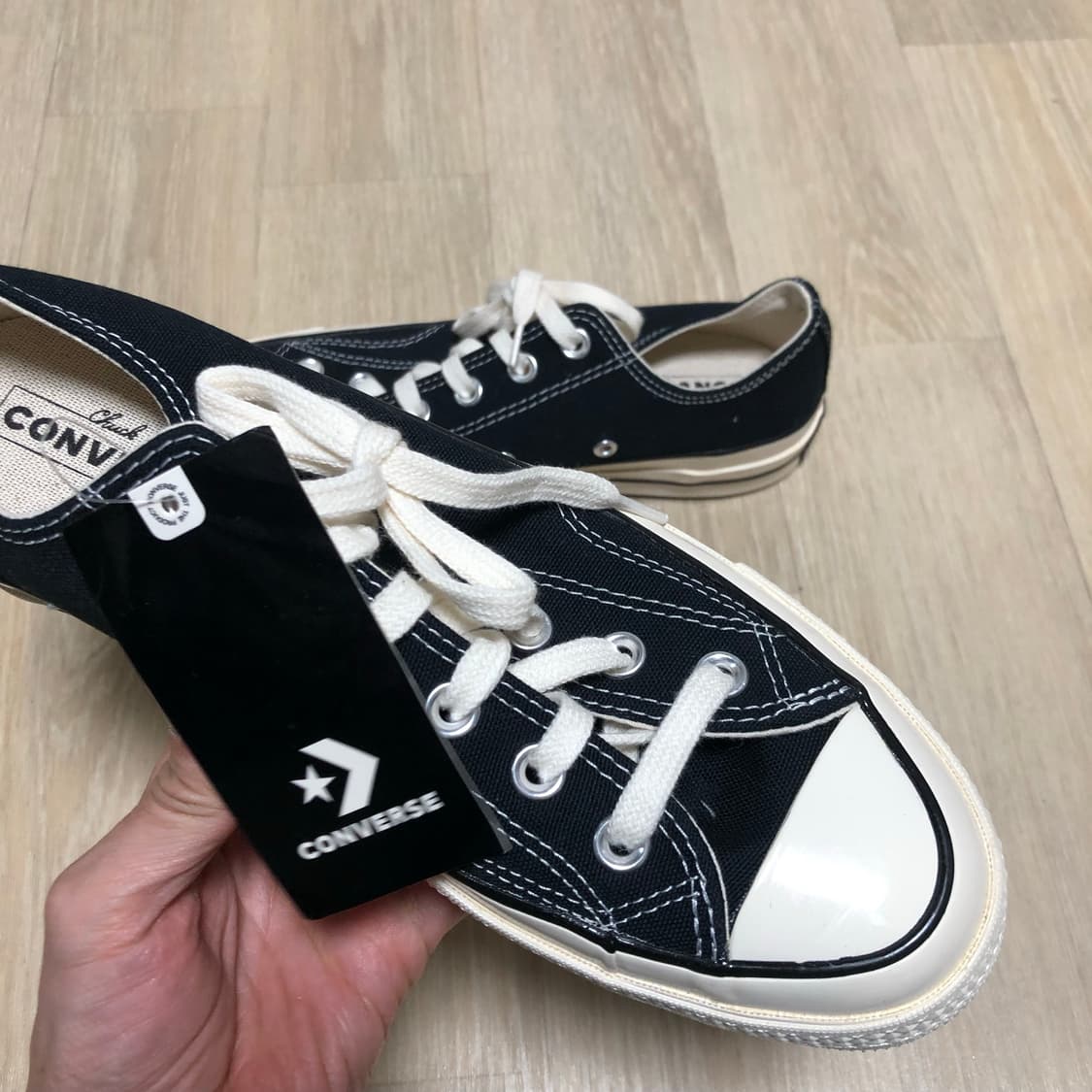 (255) 새상품 컨버스 CONVERSE 척테일러 70's 로우 블랙 상품이미지3