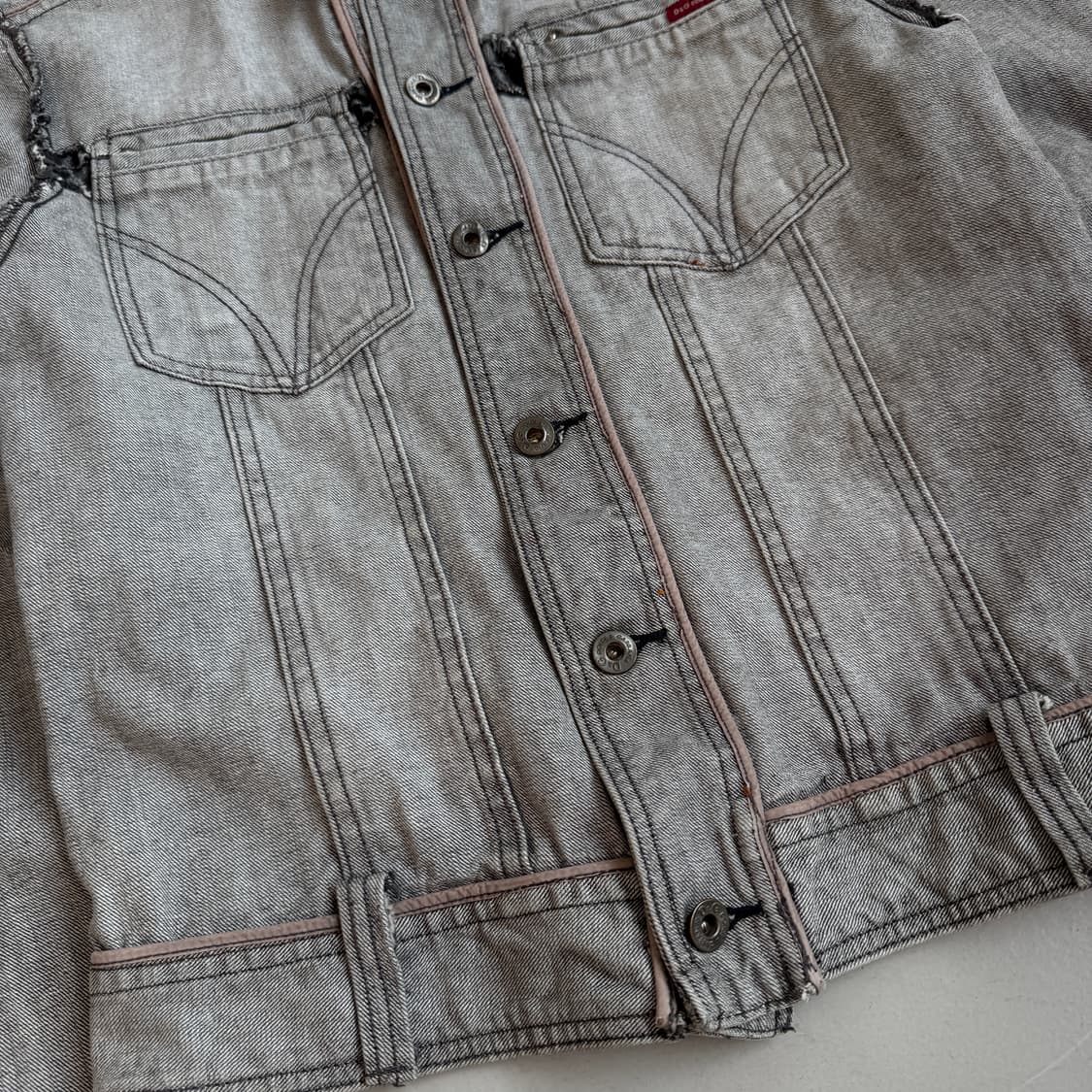 돌체앤가바나 90s 아카이브 인사이드아웃 트러커 데님자켓 상품이미지5