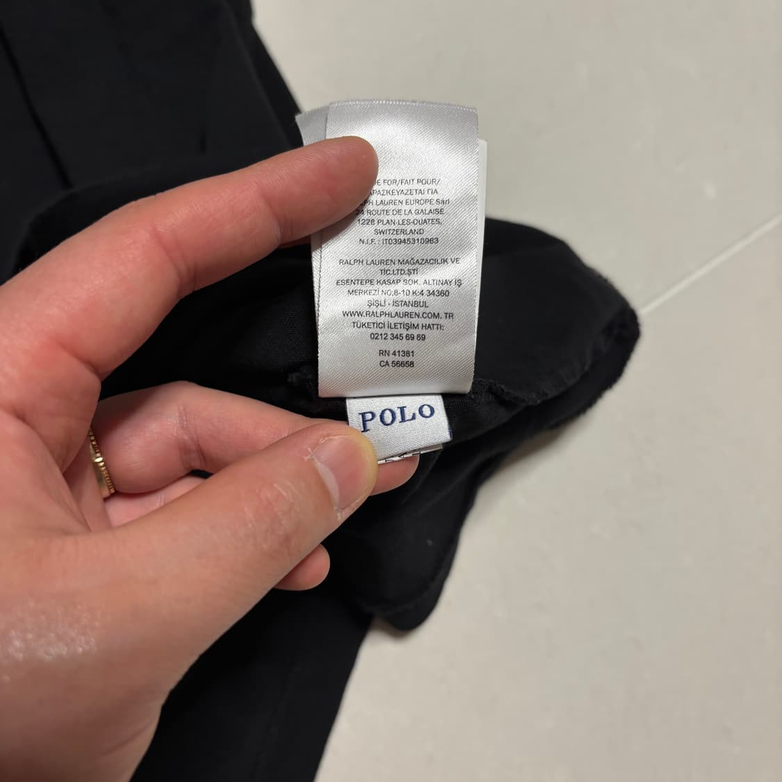 정품 폴로 랄프로렌 블랙 반팔 티셔츠 상품이미지7