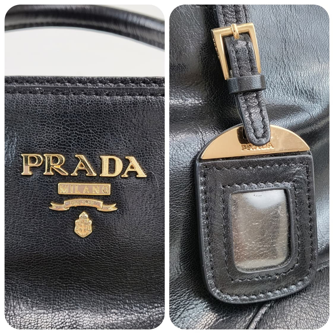 정품 프라다 블랙 토트백 상품이미지9