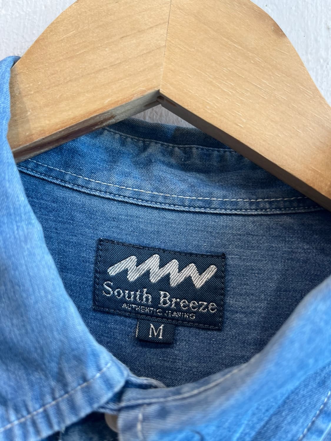 South Breeze JPN 반팔 데님 셔츠 상품이미지3