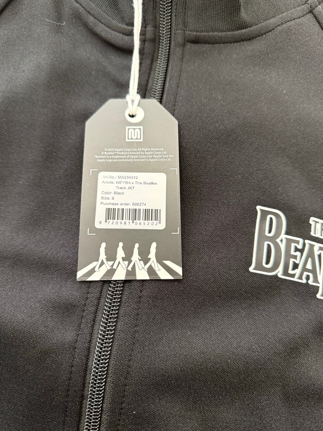 신품) 비틀즈 x Meyba 콜라보 트랙탑 저지 자켓 S 상품이미지4