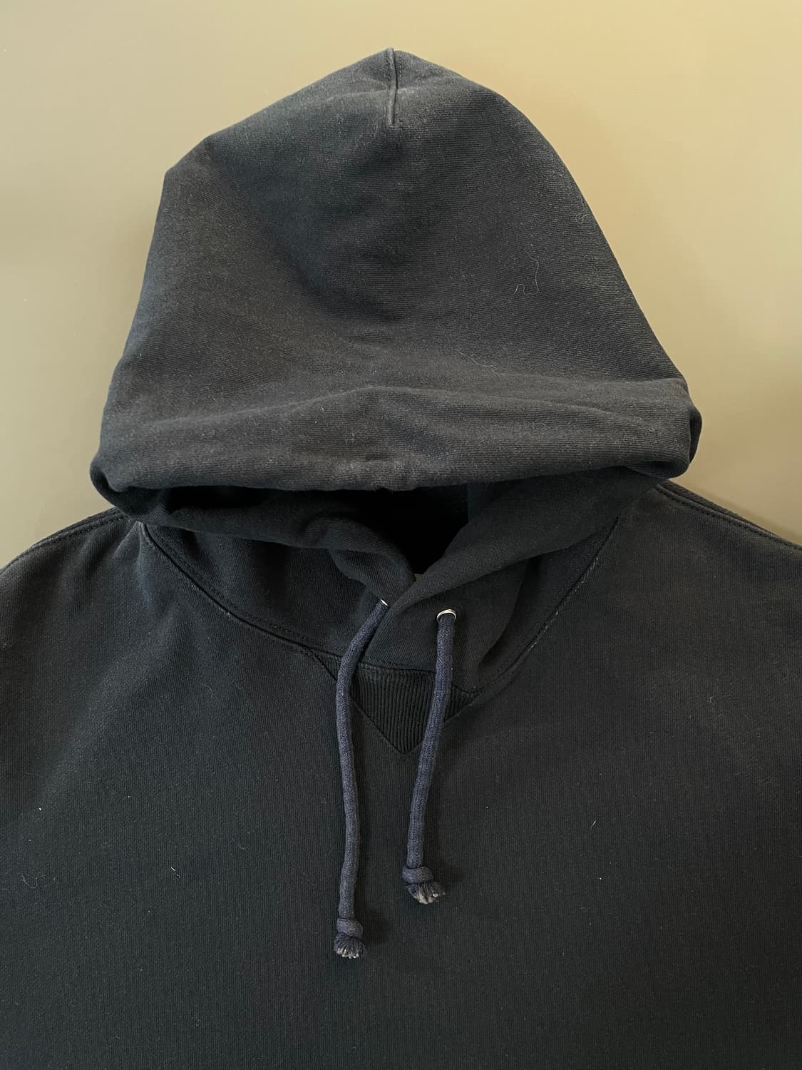 [3] SAKAI 사카이 풀오버 소매 배색 디테일 후드 티 상품이미지3