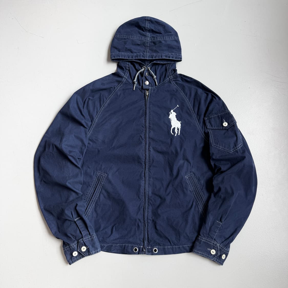 폴로 빅포니 후드 베이포트 집업 자켓 상품이미지2