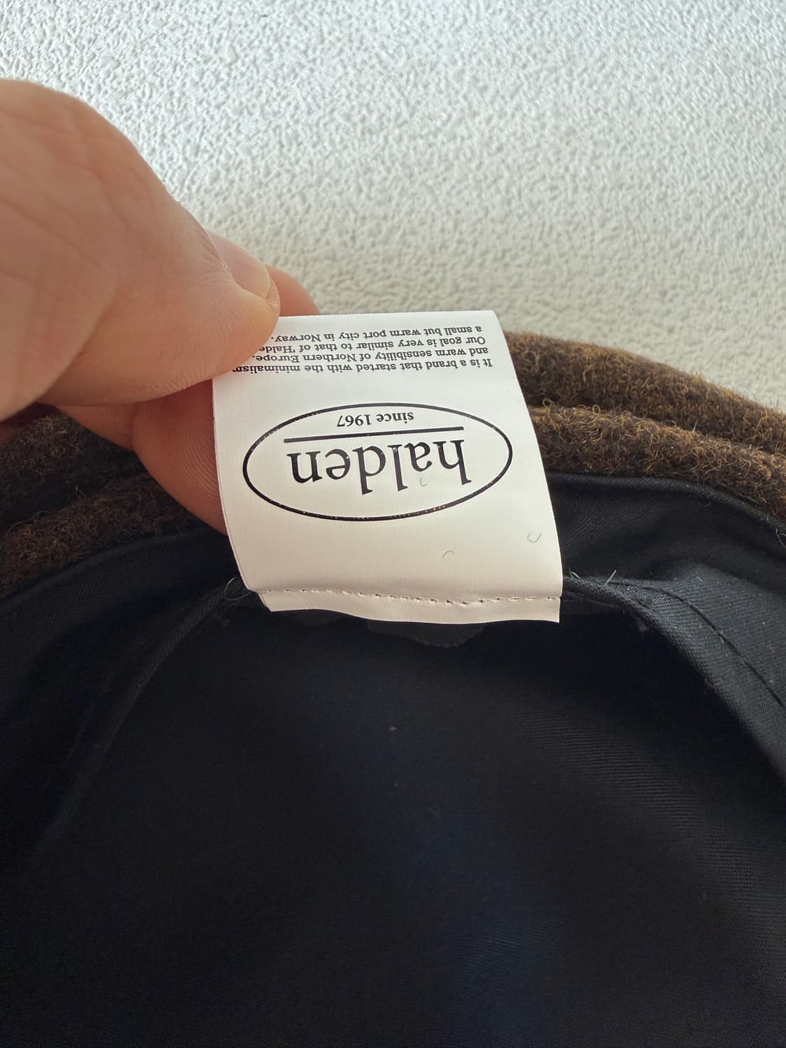 할렌(halden) 트위드 햇 상품이미지7