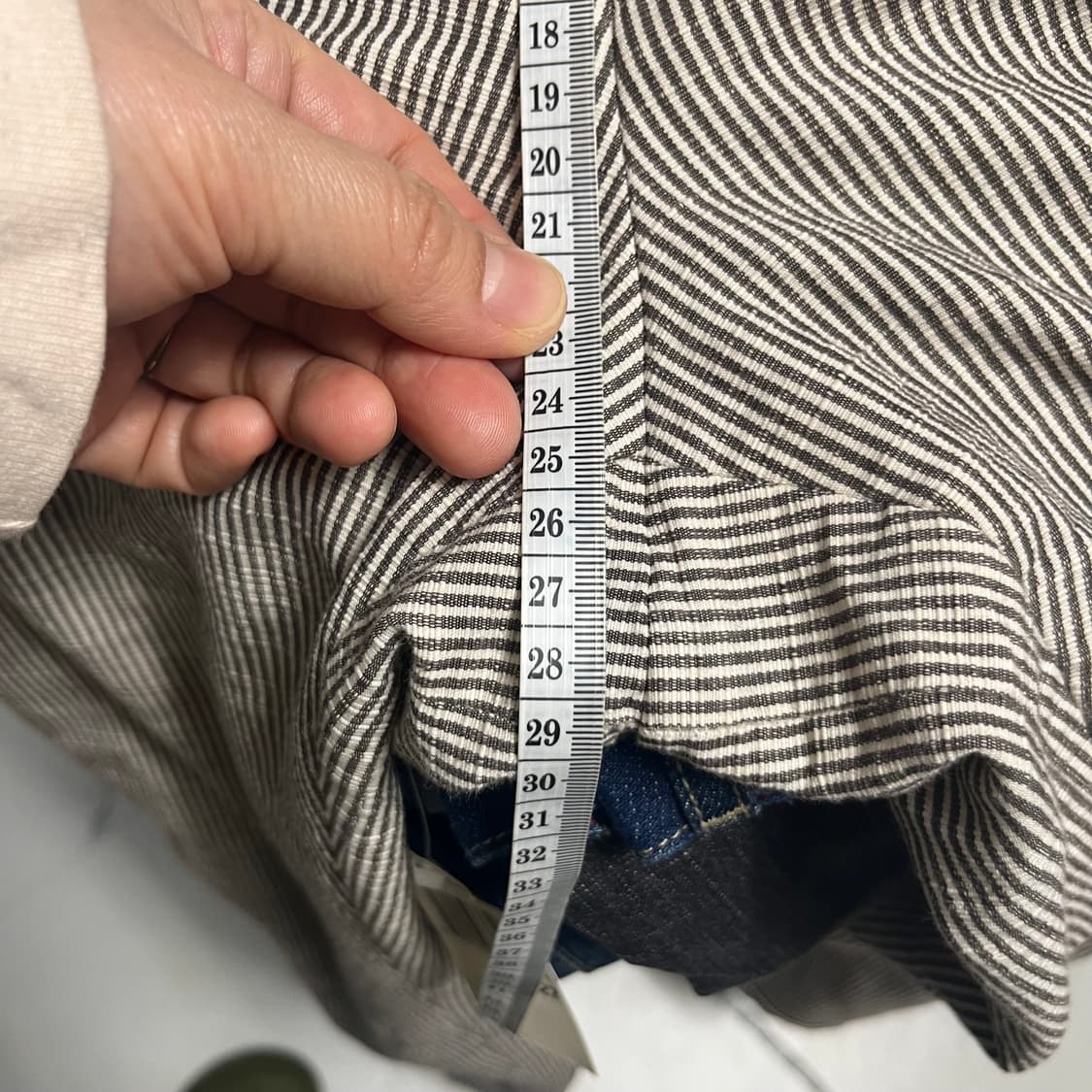 휴고보스 Boss 스트라이프 바지 uk50 상품이미지7