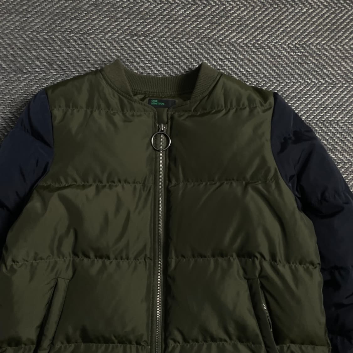 베네통 배색 덕다운 푸퍼 패딩 자켓y 5017 상품이미지4