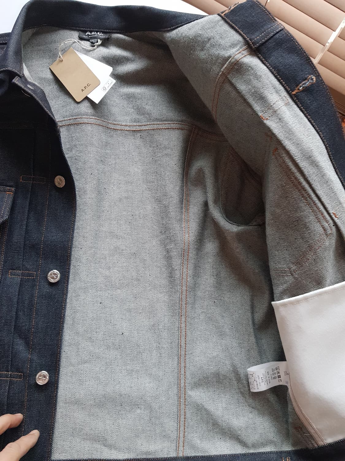 A.P.C 아페쎄 제팬 다크네이비 데님 자켓 상품이미지6