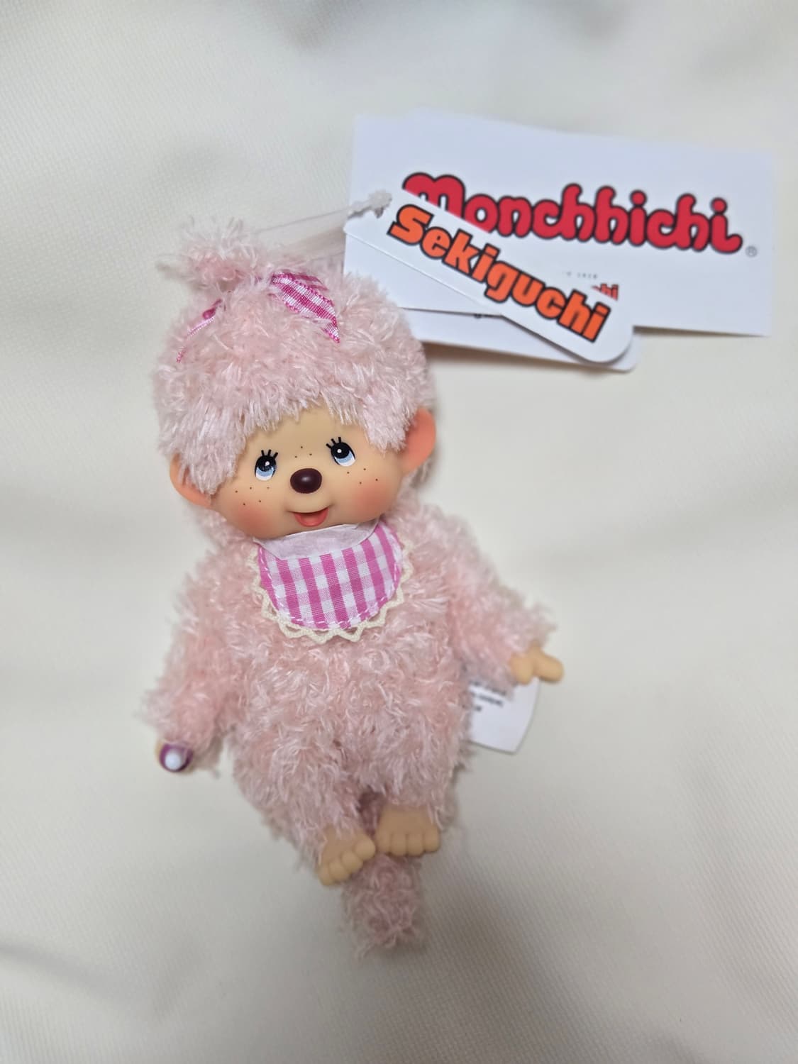 몬치치 플러피 모코모코 핑크 베이지 상품이미지1