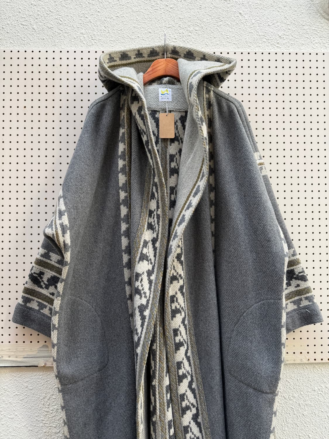 HIROKO KOSHINO ETNIC AZTEC WOOL 울코트 상품이미지3