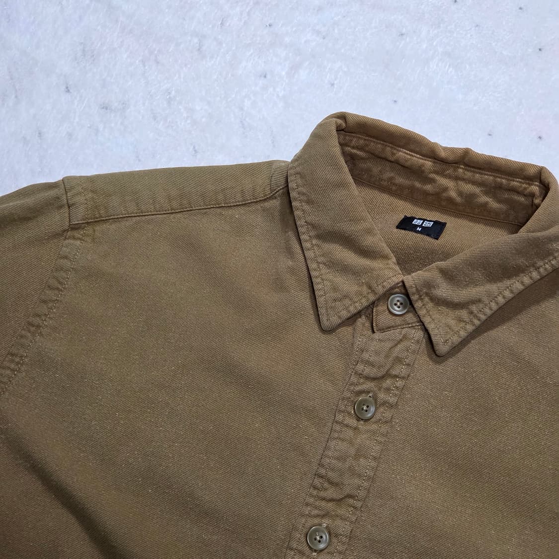 재팬 유니클로 브라운 셔츠 상품이미지2