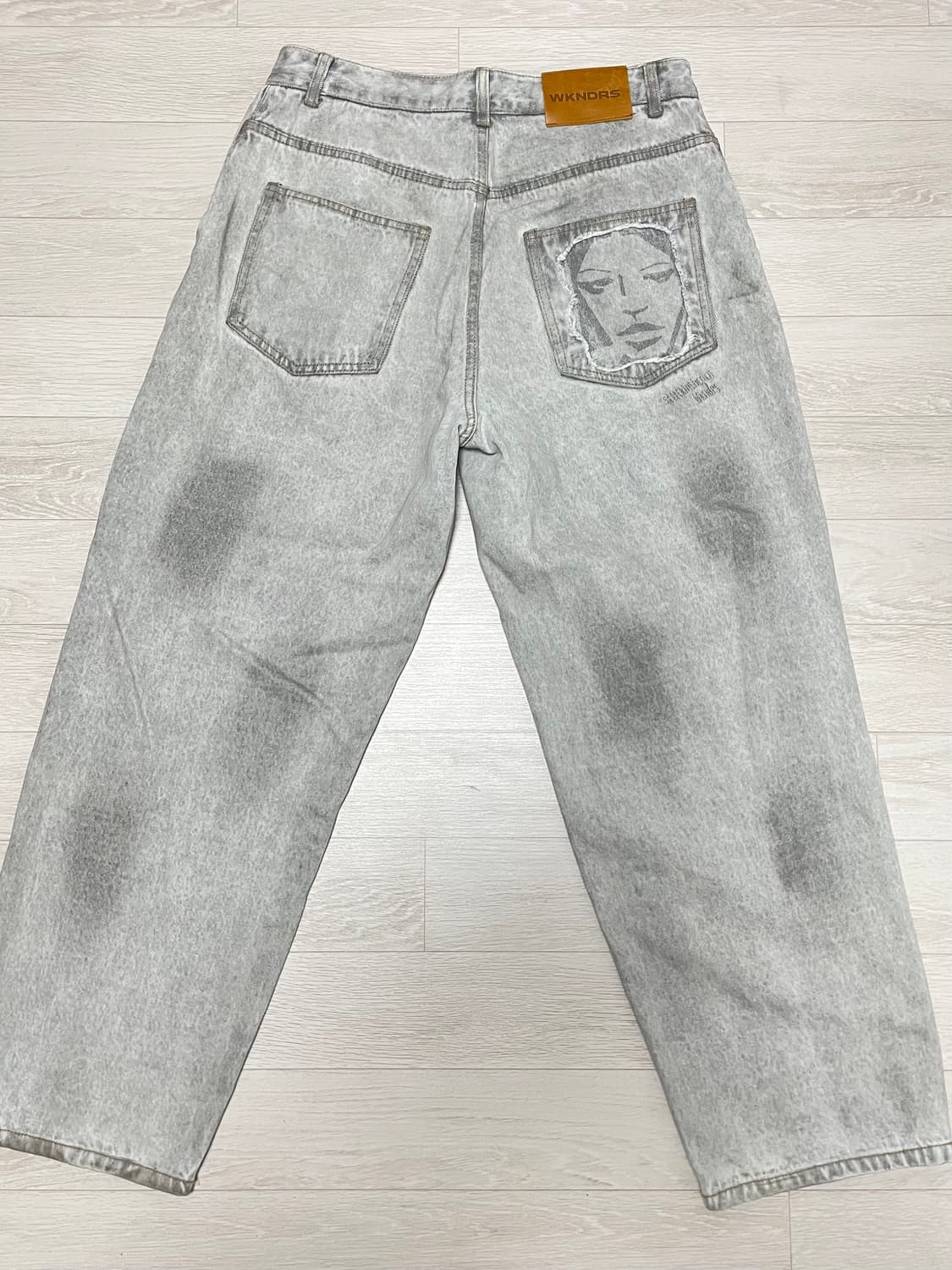 위캔더스 FACE DENIM PANTS 바지 L사이즈 상품이미지4
