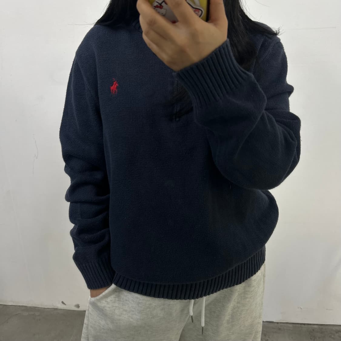 폴로 반집업 니트[1726] 상품이미지2